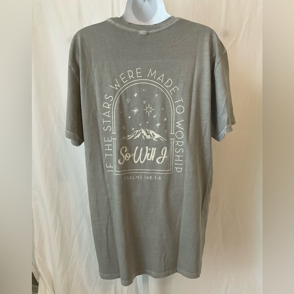 Honey Soul LLC - If The Stars Were Made To Worship So Will I Graphic Tee - Picture 3 of 8